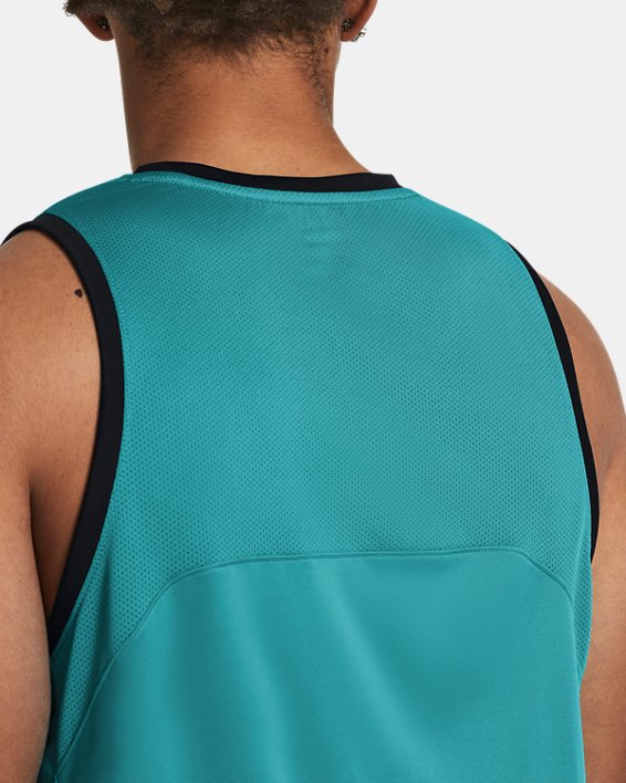 Men's UA Zone Performance Tank in Blue image number 2